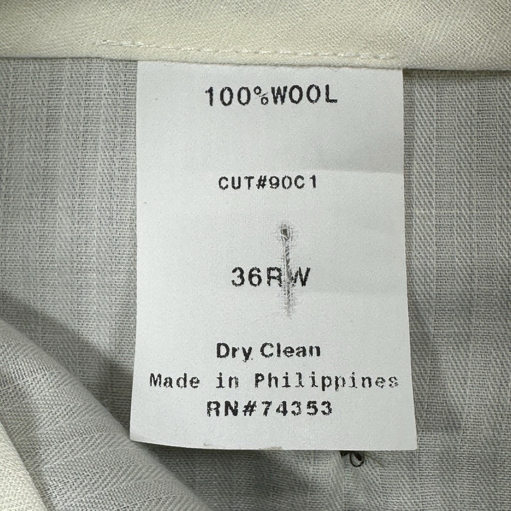 Bill Blass Dress Pants Mens‎ 100% Wool Size 36R Brown Checks Pleated NEW - Picture 6 of 16